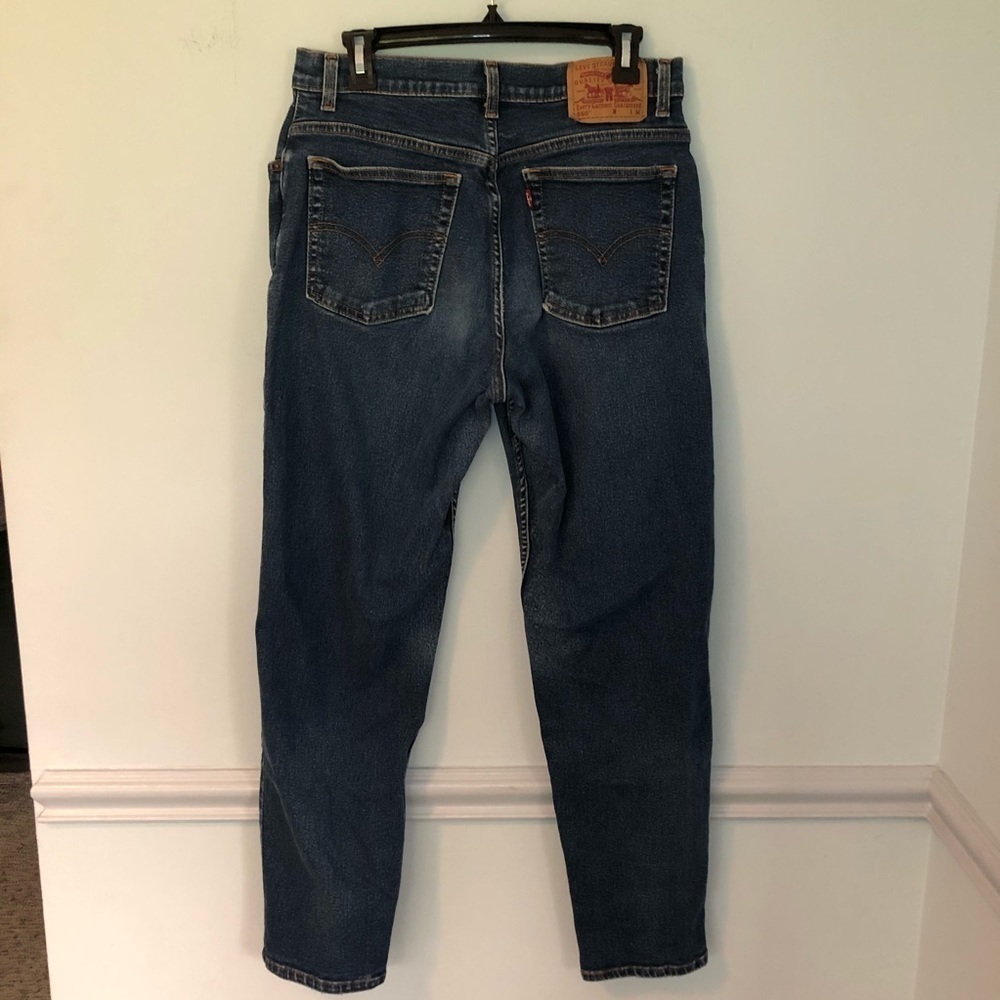 Levi’s 550 Relaxed Fit & Tapered Leg Blue Jeans Size 10 - Picture 4 of 13